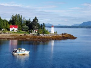 Taken from the bow of the Columbia